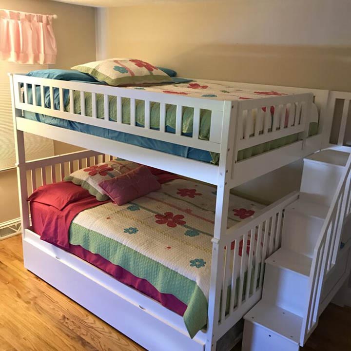 Giường ngủ 2 tầng trẻ em đơn giản GN-003