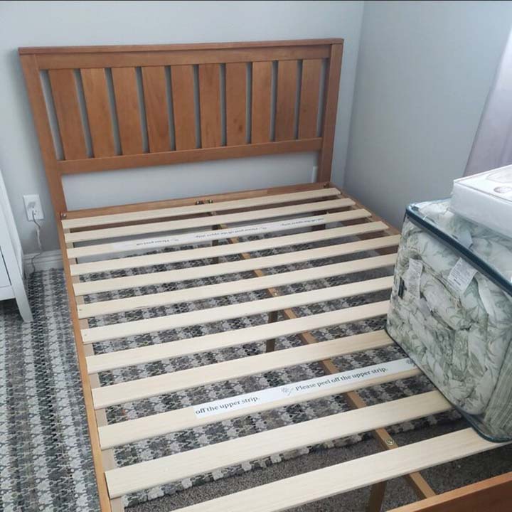 Giường ngủ gỗ hình chữ L GN-013