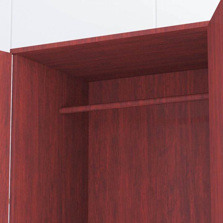 Tủ quần áo gỗ 2 cửa 3 ngăn tủ Battell Armoire TQA-014