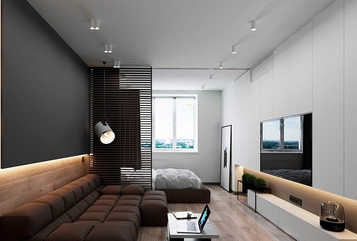 mẫu thiết kế nội thất phòng khách chung cư đẹp theo xu hướng