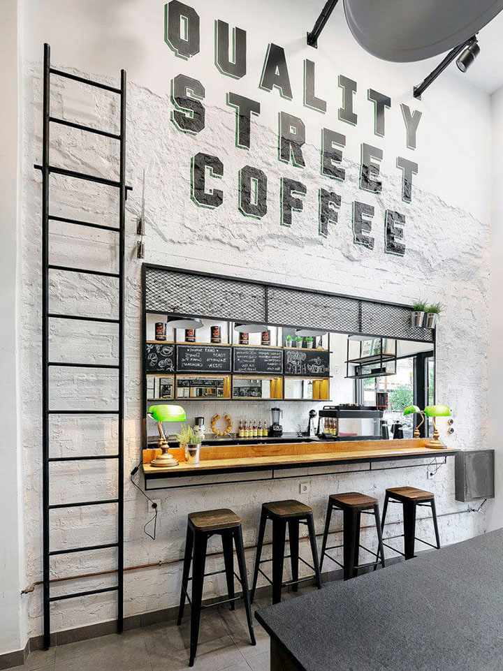 thiết kế nội thất quán cà phê